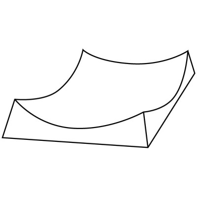Molde cuadrado curvado 29x29cm