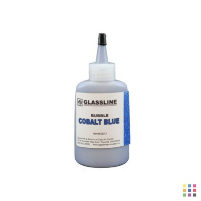 Rotulador Glassline efecto burbuja GB13 azul cobalto 56g