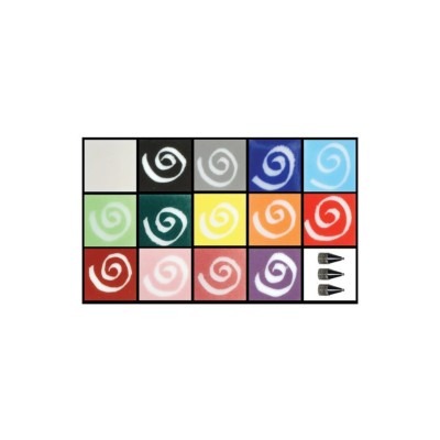 Kit de crayons Glassline GA15 couleur basique