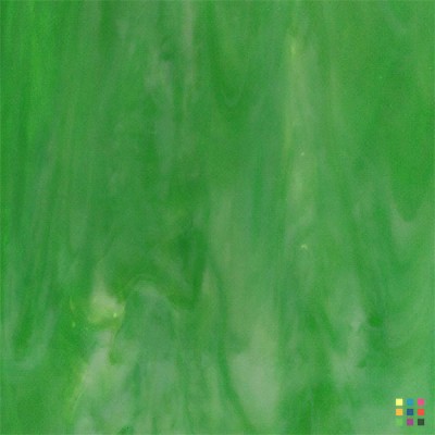 W96 Opalescent 96-55 light green and white 82x107cm