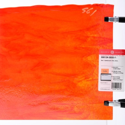 B Opalescent 0124-50 rouge 21x25cm Striker*