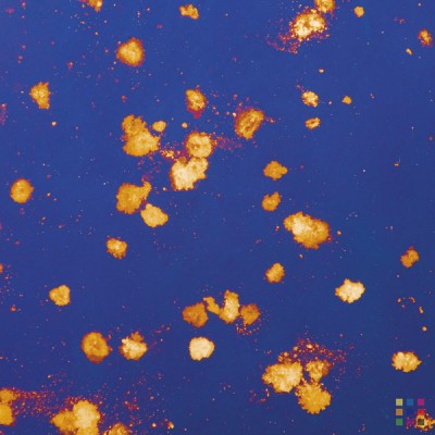 Decorative mirror "Stardust - blue" 3mm 30x31cm