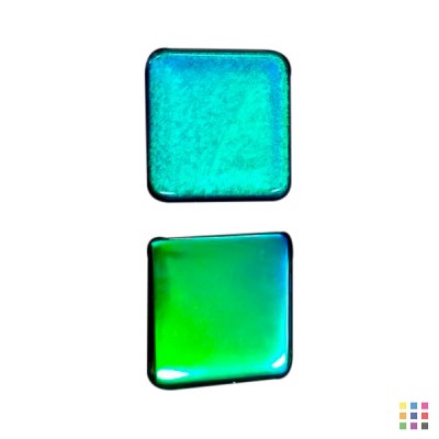 Décalcomanie Dicro Slide bleu/or 10x10cm