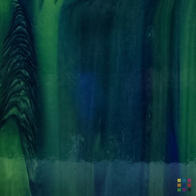 W96 Opalescente 96-35 azul y verde oliva 27x27cm