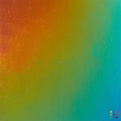 Dichroic 0100-50 15-RB1 black 2mm Rainbow 17x34cm