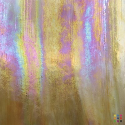 W Wisspy WO-58 IRID ambre moyen iridescent 27x27cm