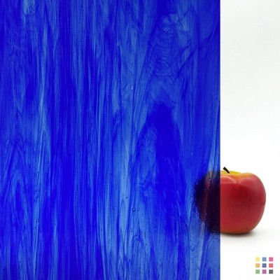 W96 Transparent 96-30 bleu foncé bariolé 82x107cm