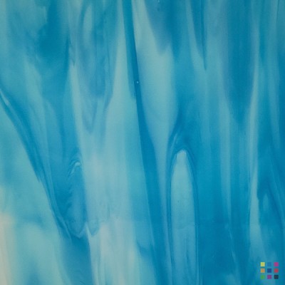 W96 Opalescent 96-21 bleu ciel 27x27cm
