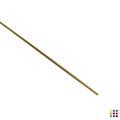 Barra de latón 1m x 1mm de diámetro