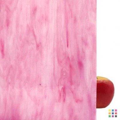 H Opalescent 130 rose 27x30cm H Opalescent 130 rose 27x30cm