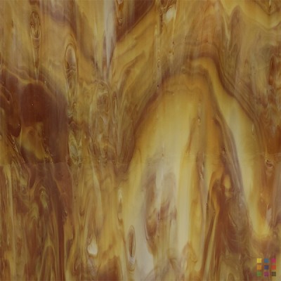H Opalescent 3176 marron foncé 82x122cm