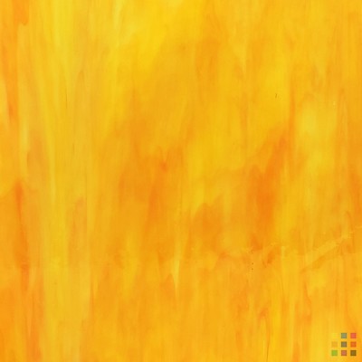 H Opalescent 168 jaune et orange 82x122cm