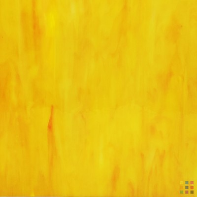 H Opalescent 168 jaune et orange 82x122cm