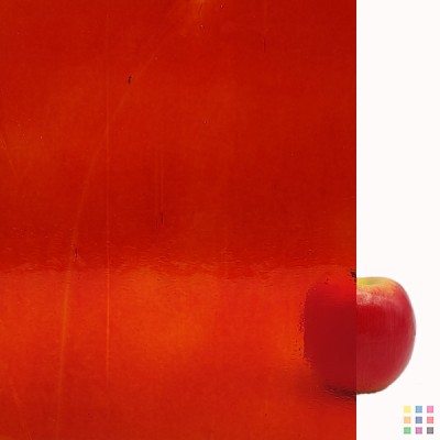 W96 Transparent 96-51 rouge-orange 82x107cm