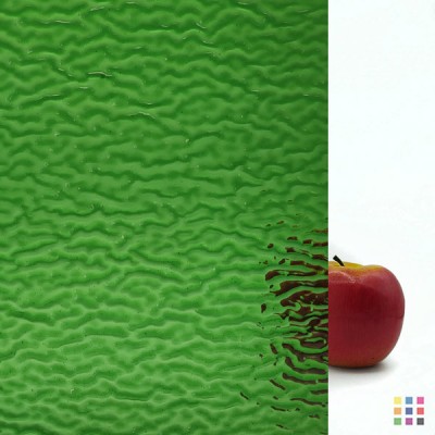 W Ripple 319 dark yellow-green 27x27cm