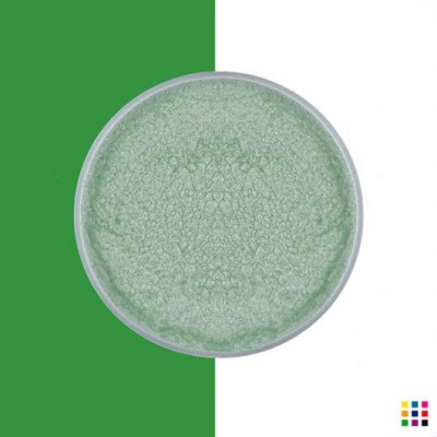 Fritas Float polvo 0076/0 verde cromo transparente 1kg