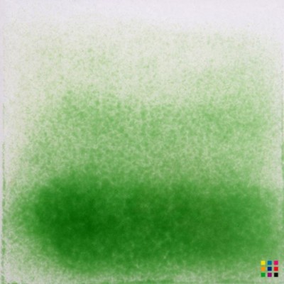 Fritas Float polvo 0076/0 verde cromo transparente 1kg