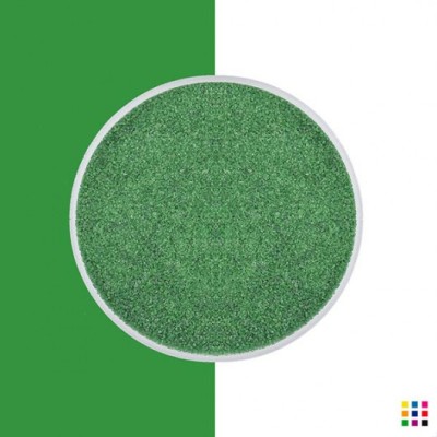 Fritas Float grano fino 0076/2 verde cromo transparente 1kg