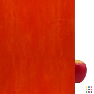 H Opalescent 358 orange 27x30cm