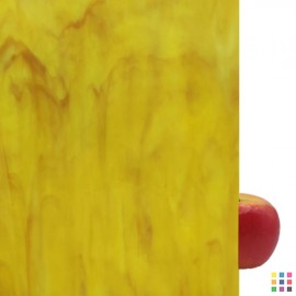 H Opalescent 167 jaune 27x30cm