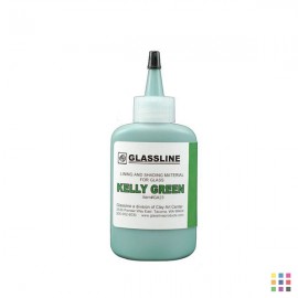 GA23 Kelly green Glassline...