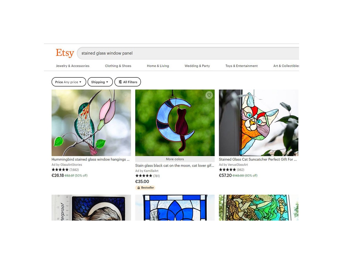 How to sell art glass crafts online